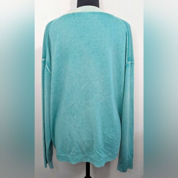 J. Crew Cashmere Preppy Academia Mermaid Fairy Cozy Coastal Capsule Cardigan XXL - Picture 5 of 9